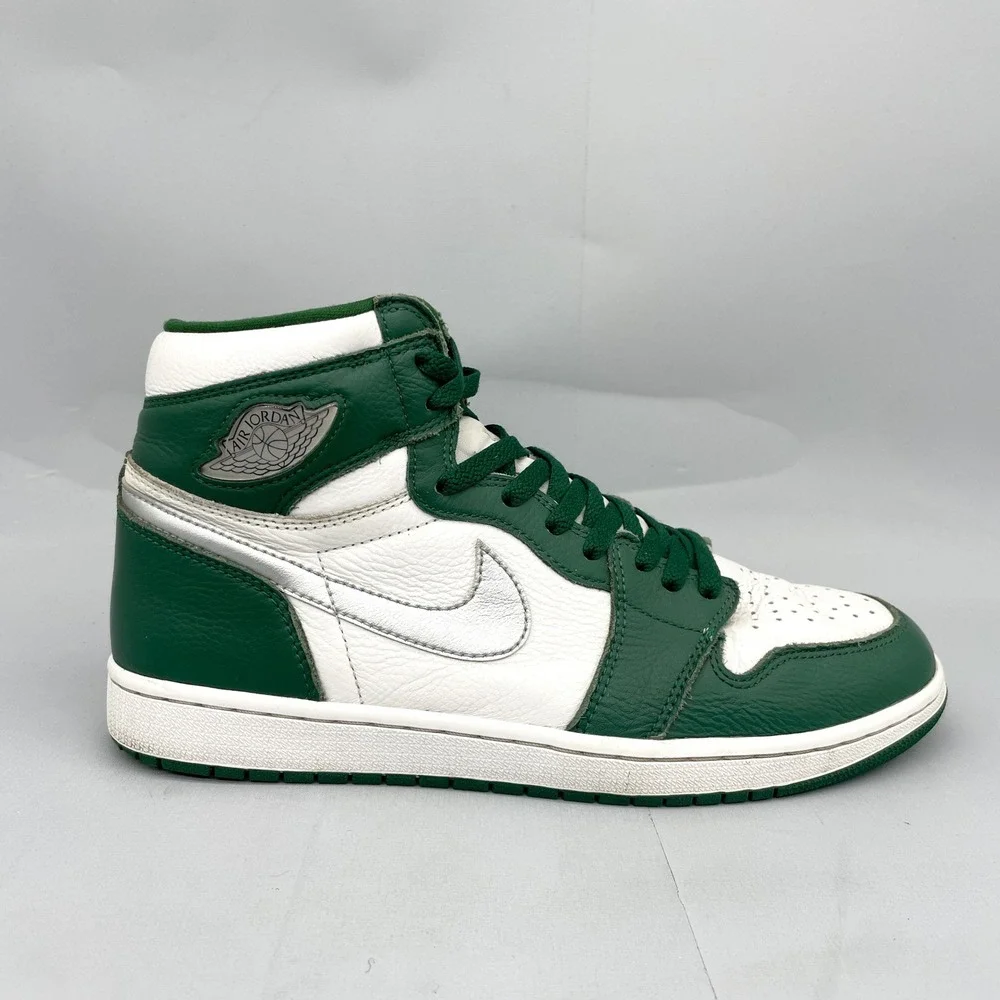 Nike Air Jordan 1 Retro High OG Gorge Green White Silver Mens 11 DZ5485303
